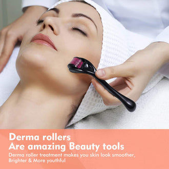 Professional 540 Derma Roller For Hair Growth Beard Growth Micro Face Roller For Skin Care
